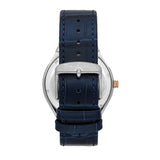 Maserati Stile Automatic Limited Edition White Dial Blue Leather Strap Watch For Men - R8821142001 Authentic Buy Shop Now