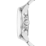 Michael Kors Wren Chronograph Silver Dial Silver Steel Strap Watch for Women - MK7429 Authentic Buy Shop Now