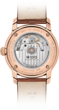 Mido Baroncelli III Automatic Blue Dial Brown Leather Strap Watch For Men - M8600.3.15.8 Authentic Buy Shop Now