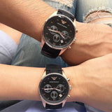 Emporio Armani Sportivo Black Dial Black Steel Strap Watch For Women - AR5906 Authentic Buy Shop Now