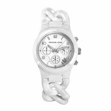 Michael Kors Ceramic White Dial White Steel Strap Watch for Women - MK5387 Authentic Buy Shop Now