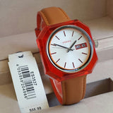 Fossil Candy White Dial Brown Leather Strap Watch for Women - ES3537 Authentic Buy Shop Now