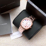 Marc Jacobs Mandy Rose Gold Dial Rose Gold Steel Strap Watch for Women - MJ3550 Authentic Buy Shop Now