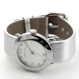 Marc Jacobs Amy Silver Dial Silver Leather Strap Watch for Women - MBM8626 Authentic Buy Shop Now