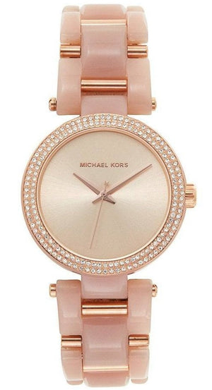 Michael Kors Delray Rose Gold Dial Rose Gold Steel Strap Watch for Women - MK4322 Authentic Buy Shop Now