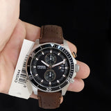 Fossil Wakefield Black Dial Brown Leather Strap Watch for Men - CH2944 Authentic Buy Shop Now