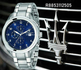 Maserati Traguardo Blue Dial Silver Steel Strap Watch For Men - R8853112505 Authentic Buy Shop Now