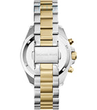 Michael Kors Bradshaw Chronograph Silver Dial Two Tone Steel Strap Watch For Women - MK5912 Authentic Buy Shop Now