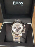 Hugo Boss Ikon White Dial Silver Steel Strap Watch for Men - 1512964 Authentic Buy Shop Now