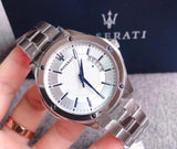 Maserati Circuito Silver Dial Silver Steel Strap Watch For Men - R8853127001 Authentic Buy Shop Now