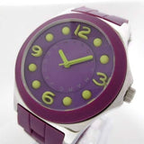 Marc Jacobs Pelly Purple Dial Purple Silicone Strap Watch for Women - MBM2515 Authentic Buy Shop Now