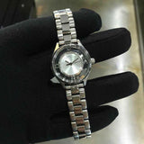 Marc Jacobs Tether Transparent Silver Dial Silver Steel Strap Watch for Women - MBM3416 Authentic Buy Shop Now