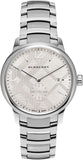 Burberry The Classic Silver Dial Silver Steel Strap Watch for Men - BU10004 Authentic Buy Shop Now