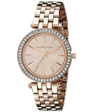 Michael Kors Darci Rose Gold Dial Rose Gold Stainless Steel Strap Watch for Women - MK3366 Authentic Buy Shop Now