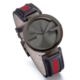 Gucci Interlocking G XL Black Dial Red & Green Leather Strap Watch For Men - YA133206 Authentic Buy Shop Now