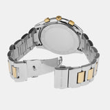 Michael Kors Janelle Chronograph Silver Dial Two Tone Steel Strap Watch For Men - MK8994 Authentic Buy Shop Now