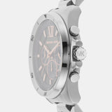 Michael Kors Brecken Chronograph Green Dial Silver Steel Strap Watch For Men - MK8984 Authentic Buy Shop Now