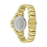Hugo Boss Signature Gold Dial Gold Steel Strap Watch for Women - 1502541 Authentic Buy Shop Now