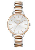 Hugo Boss Signature Silver Dial Two Tone Steel Strap Watch for Women - 1502567 Authentic Buy Shop Now