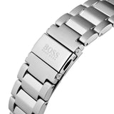 Hugo Boss Globetrotter Blue Dial Silver Steel Strap Watch for Men - 1513823 Authentic Buy Shop Now