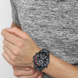 Hugo Boss Globetrotter Black Dial Black Steel Strap Watch for Men - 1513825 Authentic Buy Shop Now