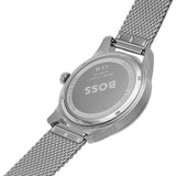 Hugo Boss Sophio Blue Dial Silver Mesh Bracelet Watch for Men - 1513942 Authentic Buy Shop Now