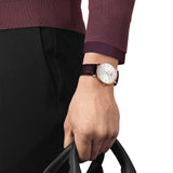 Tissot Everytime Gent Silver Dial Brown Leather Strap Watch for Men - T143.410.36.011.00 Authentic Buy Shop Now