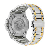 Versace Chain Reaction Quartz White Dial Two Tone Steel Strap Watch for Men - VEDY00519 Authentic Buy Shop Now