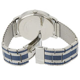 Guess Richmond Blue Dial Two Tone Mesh Bracelet Watch for Men - W1179G1 Authentic Buy Shop Now