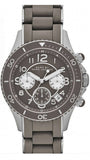 Marc Jacobs Rock Chronograph Grey Dial Grey Silicone Strap Watch for Women - MBM2595 Authentic Buy Shop Now