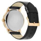 Guess Delancy Quartz Silver Dial Black Leather Strap Watch For Men - W0870G2 Authentic Buy Shop Now