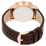 Fossil Goodwin Chronograph White Dial Brown Leather Strap Watch for Men - FS5415 Authentic Buy Shop Now
