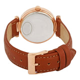 Guess Park Avenue Blue Dial Brown Leather Strap Watch for Women - W0838L2 Authentic Buy Shop Now