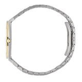Gucci 25H Quartz Gold Dial Silver Steel Strap Watch for Men - YA163405 Authentic Buy Shop Now