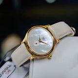 Tissot T Lady Bella Ora Mother of Pearl Dial Cream Leather Strap Watch for Women - T103.310.36.111.00 Authentic Buy Shop Now