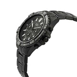 Fossil Garrett Chronograph Black Dial Black Steel Strap Watch for Men - FS5773 Authentic Buy Shop Now