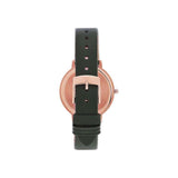 Emporio Armani Mother of Pearl Dial Green Leather Strap Watch For Women - AR11150 Authentic Buy Shop Now