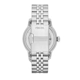 Fossil Townsman Automatic Skeleton Silver Dial Silver Steel Strap Watch for Men - ME3044 Authentic Buy Shop Now