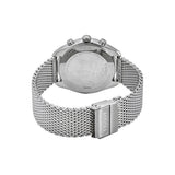 Tissot PR 100 Chronograph Blue Dial Silver Mesh Bracelet Watch for Men - T101.417.11.041.00 Authentic Buy Shop Now