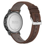 Hugo Boss Spirit White Dial Brown Nylon Strap Watch for Men - 1513690 Authentic Buy Shop Now