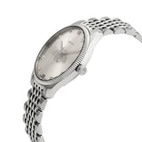 Gucci G Timeless Quartz Silver Dial Silver Steel Strap Watch For Women - YA1264153 Authentic Buy Shop Now