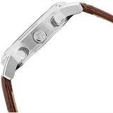 Tommy Hilfiger Kane Chronograph White Dial Brown Leather Strap Watch for Men - 1791400 Authentic Buy Shop Now