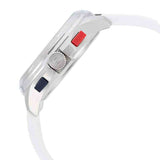 Tommy Hilfiger Digital Silver Dial White Silicone Strap Watch For Men - 1791764 Authentic Buy Shop Now