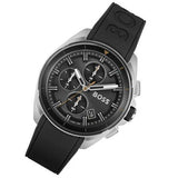 Hugo Boss Volane Grey Dial Black Silicone Strap Watch for Men - 1513953 Authentic Buy Shop Now