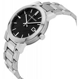 Burberry The City Black Dial Silver Stainless Steel Strap Watch for Women - BU9001 Authentic Buy Shop Now