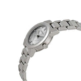 Burberry The City Silver Diamonds Dial Silver Steel Strap Watch for Women - BU9230 Authentic Buy Shop Now