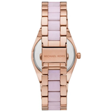 Michael Kors Channing Quartz Mother of Pearl Pink Dial Two Tone Steel Strap Watch For Women - MK6652 Authentic Buy Shop Now