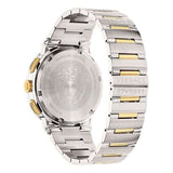 Versace Greca Chronograph White Dial Two Tone Steel Strap Watch For Men - VEZ900321 Authentic Buy Shop Now