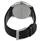 Calvin Klein Minimal Black Dial Black Leather Strap Watch for Men - K3M211C3 Authentic Buy Shop Now