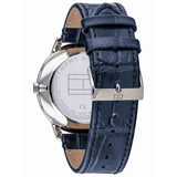 Tommy Hilfiger Brad Chronograph Quartz Blue Dial Blue Leather Strap Watch For Men - 1710387 Authentic Buy Shop Now